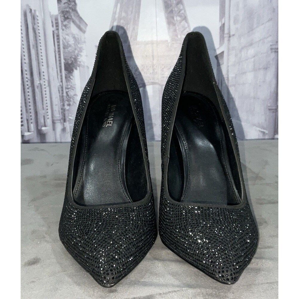 Michael Kors Keke Pump Women’s Embellished Black 1 Size 8.5 - Picture 4 of 9